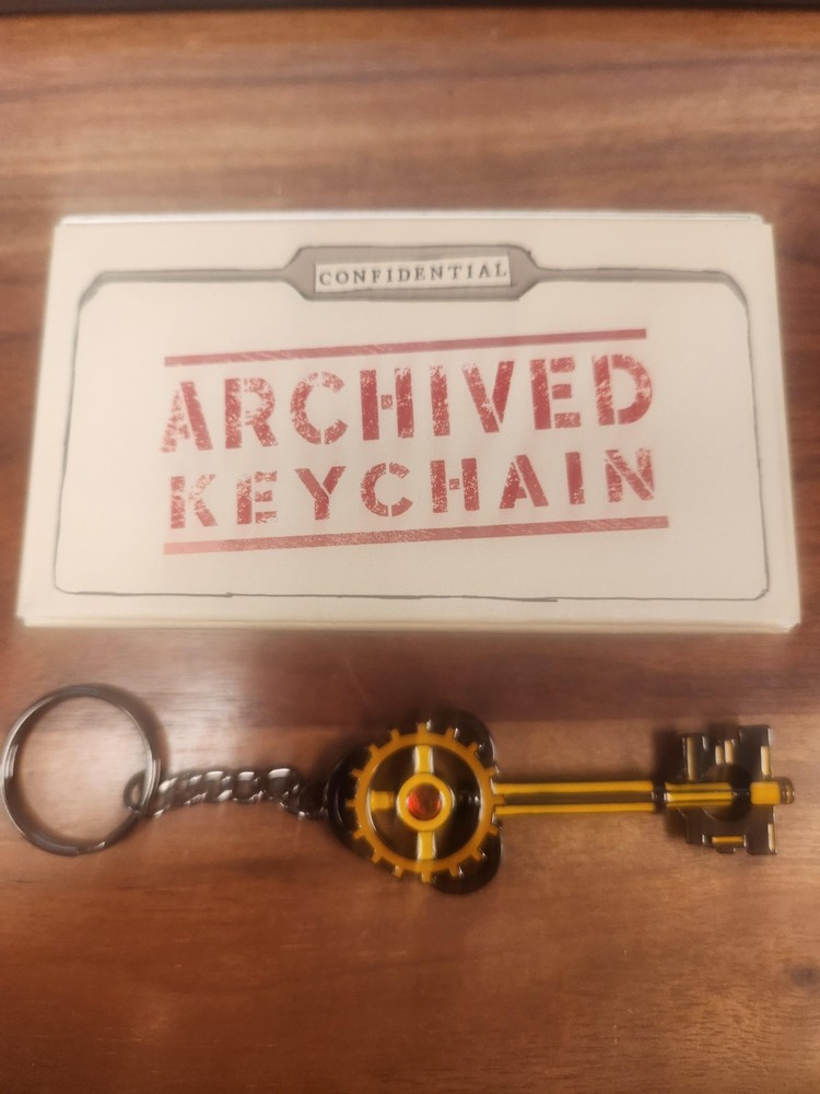 Blue Prince Basement Key Archived Keychain from iam8bit