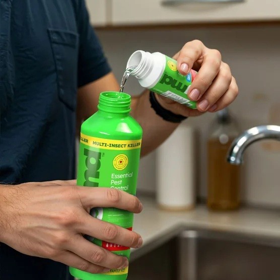 Bugmd PEST CONTROL Essential Oil Spray Kit for Home 32oz Bottle + 2 Concentrates