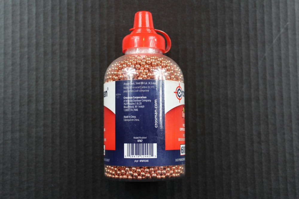 Crosman Copperhead 6000 Count ~ Precision Copper Coated BBs Caliber 4.5mm