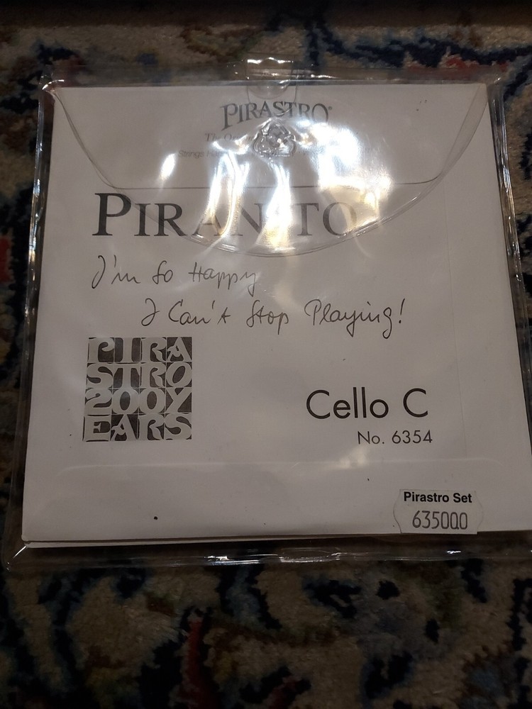 Pirastro Piranito Series Cello String Set 4/4 Size