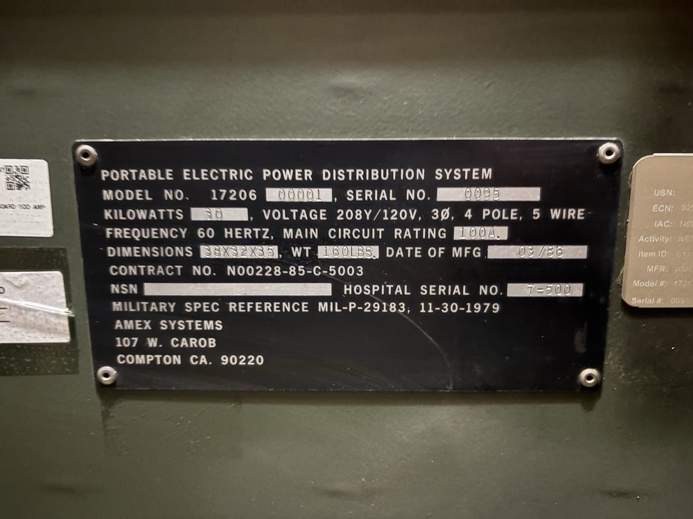 Military Portable Generator Power Distribution Box