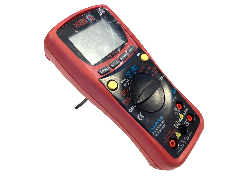 Matco Tools MDTECH Auto Ranging Digital Multi Meter Kit Leads Pouch Manual NICE