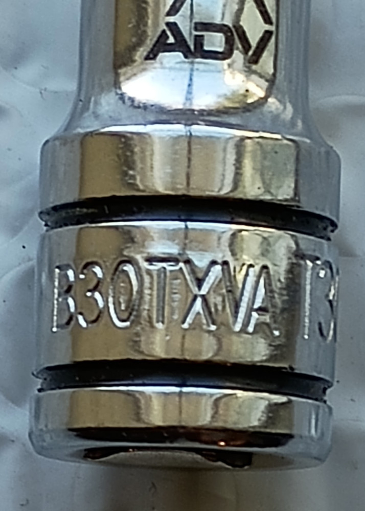 MATCO TOOLS "ADV" B30TXVA, 3/8" SOCKET DRIVEN, T30 TORX BIT.