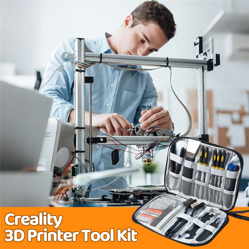 50Pcs 3D Printer Tool Kit & Accessories for All FDM/SLA Printers, Includes No...