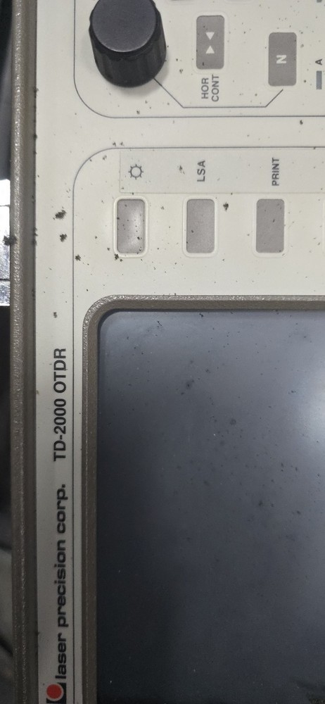 LASER PRECISION TD-2000 OTDR Optical Time Domain Reflectometer Fiber Testing