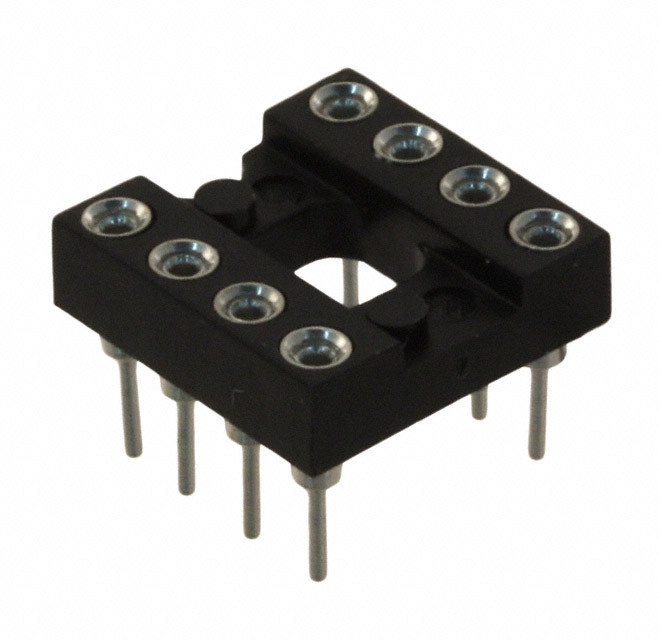 (8) OPAMP IC SOCKETS * MILL-MAX * GOLD CONTACTS