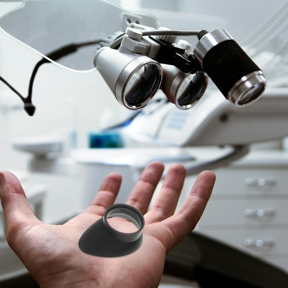 2 Pcs Microscope Goggles Eyepiece Cover for Telescope Lens Protector Cap
