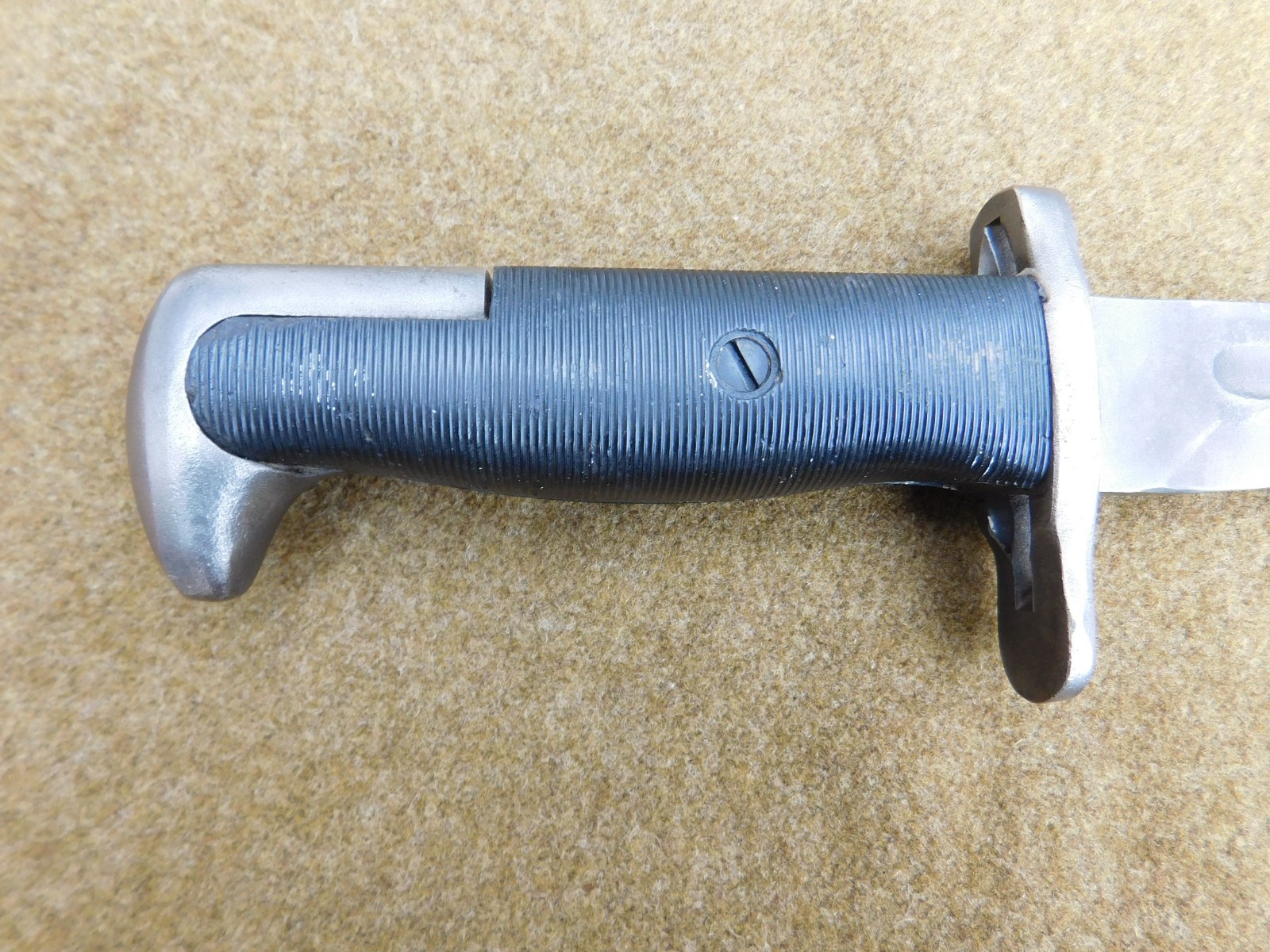 ORIGINAL WWII U.S. M-1 GARAND BAYONET CONVERTED TO FIGHTING KNIFE DATED 1943