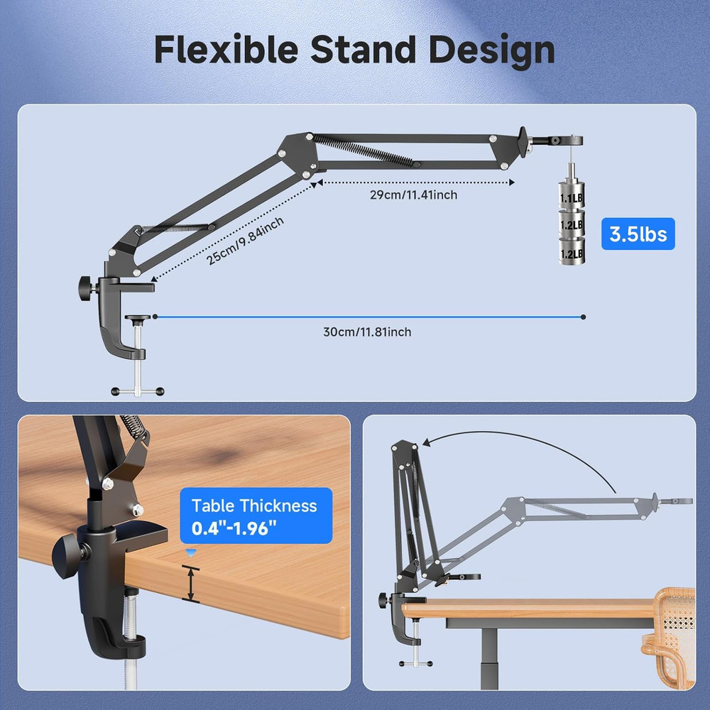 5" LCD Digital Microscope, 1000X Magnification Soldering Microscope for Electron