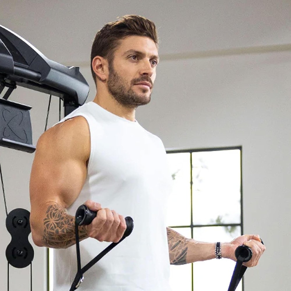 Gym Home Cable Machine Attachments Triceps Pull Down Accessories Cable Row V-Bar