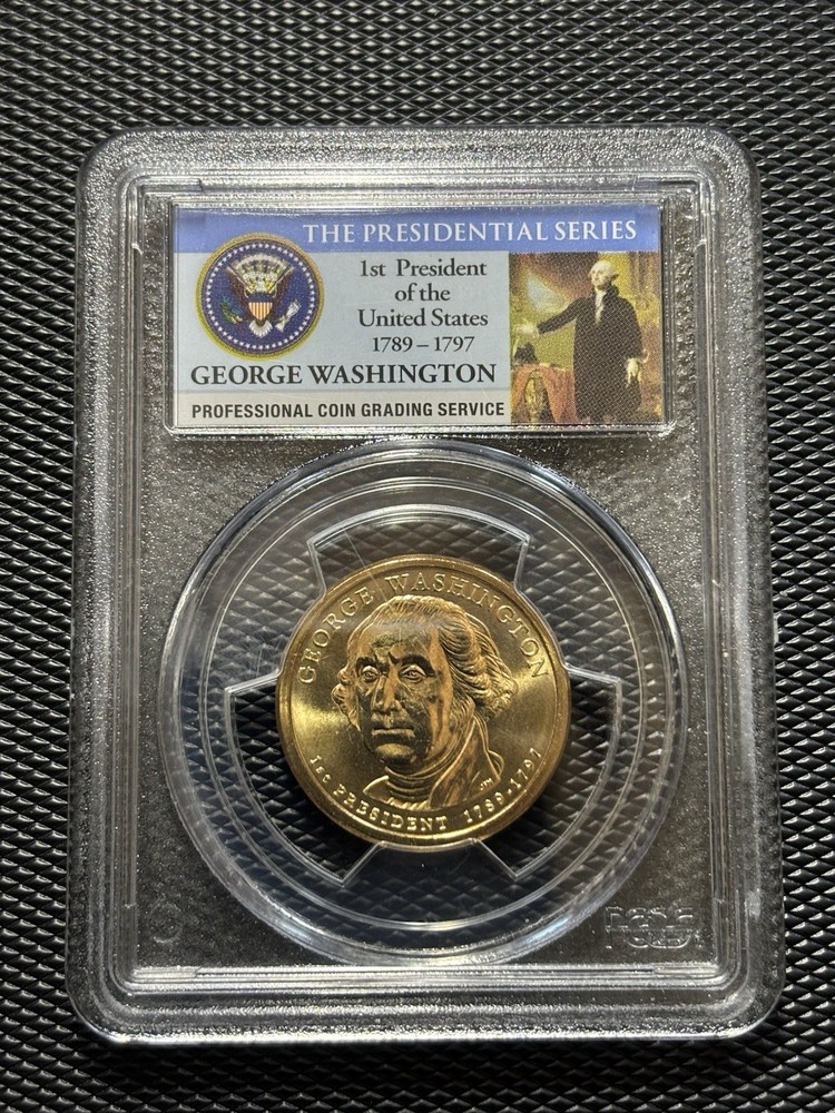 2007 $1 Washington “Godless Dollar” PCGS MS65 Missing Edge Lettering Mint Error