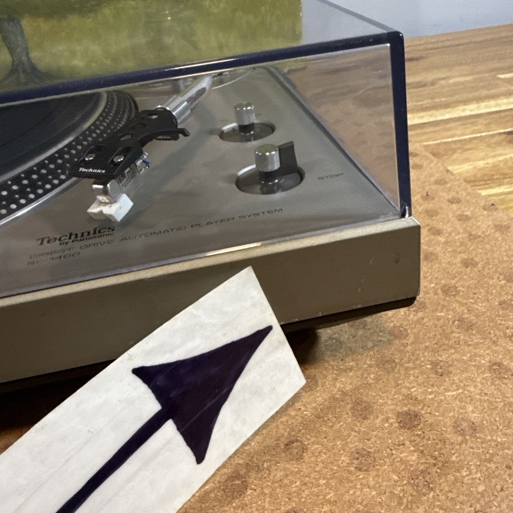 technics sl 1400 turntable Direct Drive Automatic Silver Vinyl Record Player