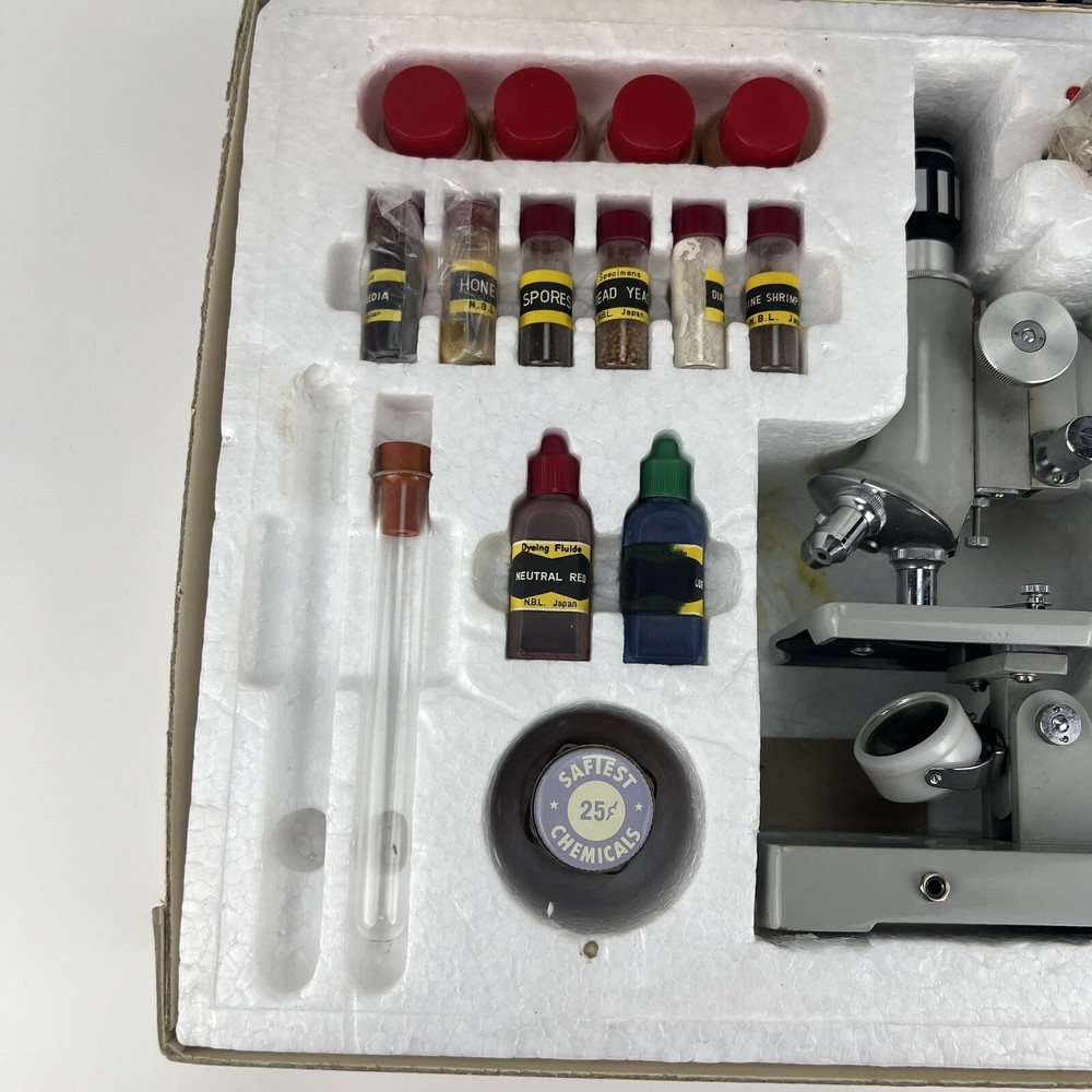 Vintage SPI Southern Precision Instruments No 1832 Microscope Micro Research Kit