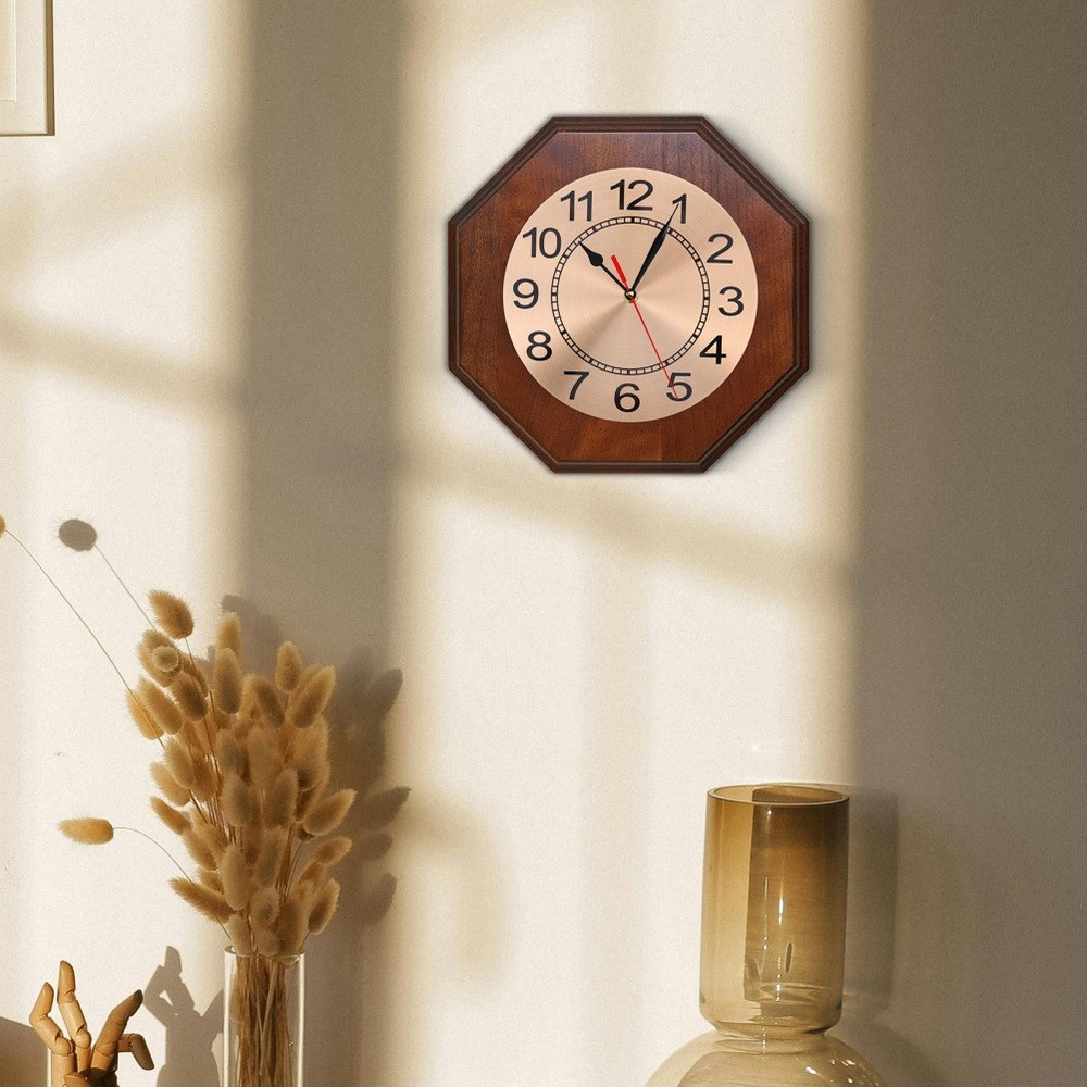 Wall Clock Face, Arabic Numeral Wall Clock Dial, Aluminum Round Dial Panel