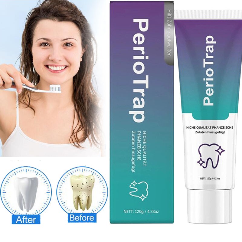 PerioTrap Mint Flavor Gum Toothpaste Cleaning Toothpaste Sensitive Teeth 120g