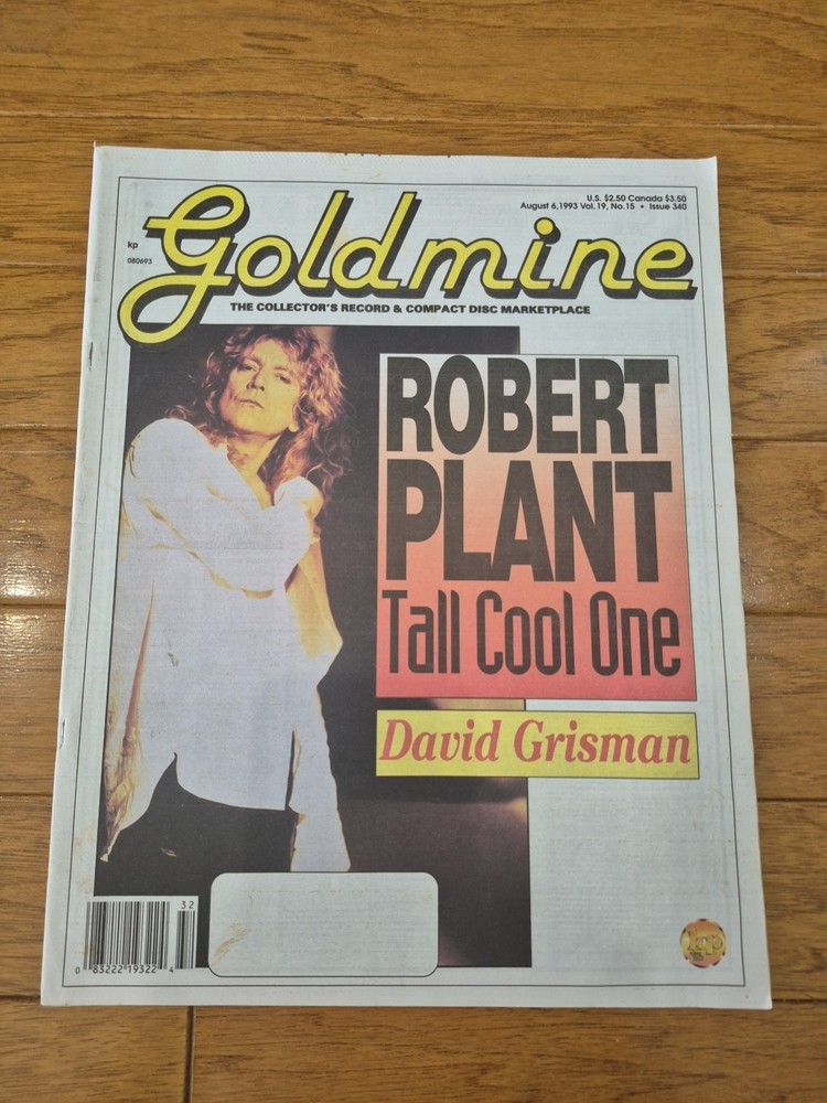 Goldmine Robert Plant Tall Cool One