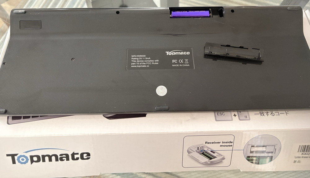 Topmate KM9000 Wireless Keyboard and Mouse