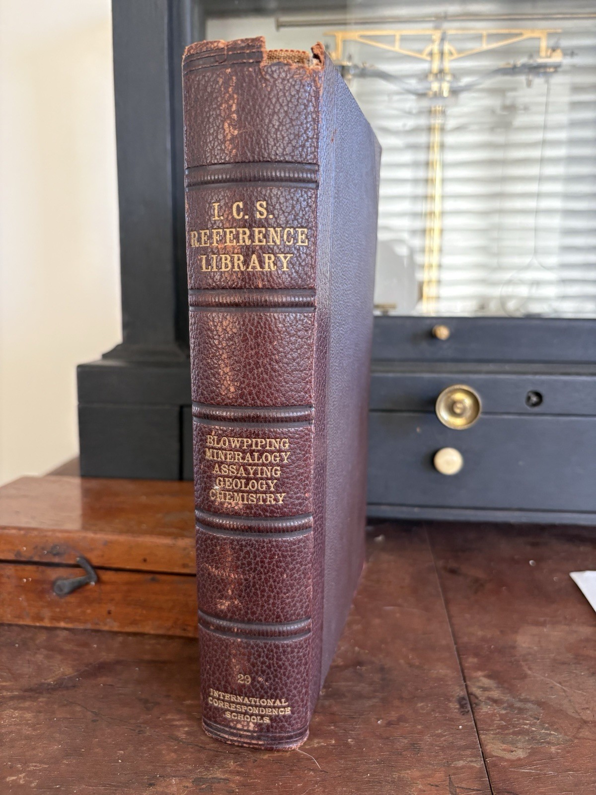 I.C.S. Blow Pipe,mineralogy,Assaying,Geology & Chemistry Book For Assaying Mine