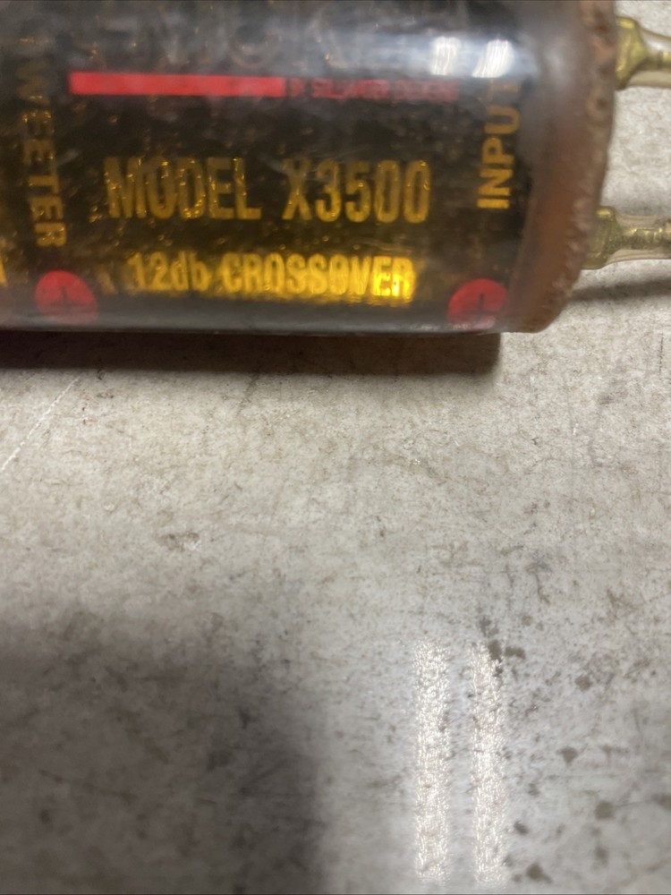 kicker model X3500, 12 db crossover