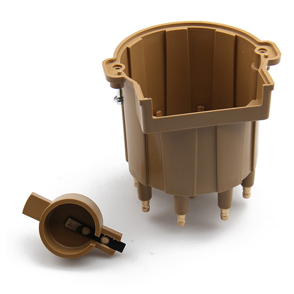 Distributor Cap+Rotor Button Kit For Chevy Pontiac GMC HEI 305 350 454 5.7L 5.0L