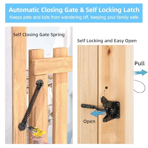 Fence Gate Kit Gate Hardware Anti Sag Gate Kit Gate Frame Cornor Brackets 1 Set