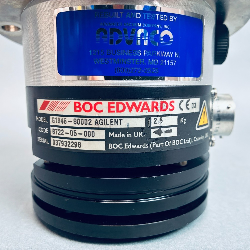 BOC Edwards Turbomolecular Pump Agilent
