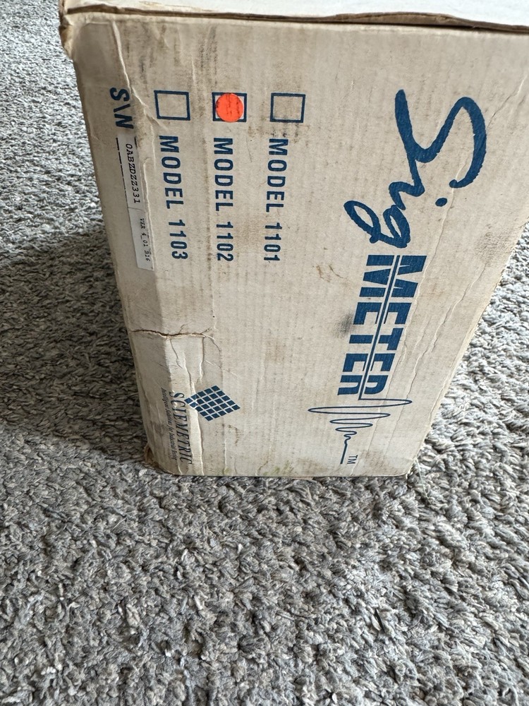 sigmeter 1102 sciemetric