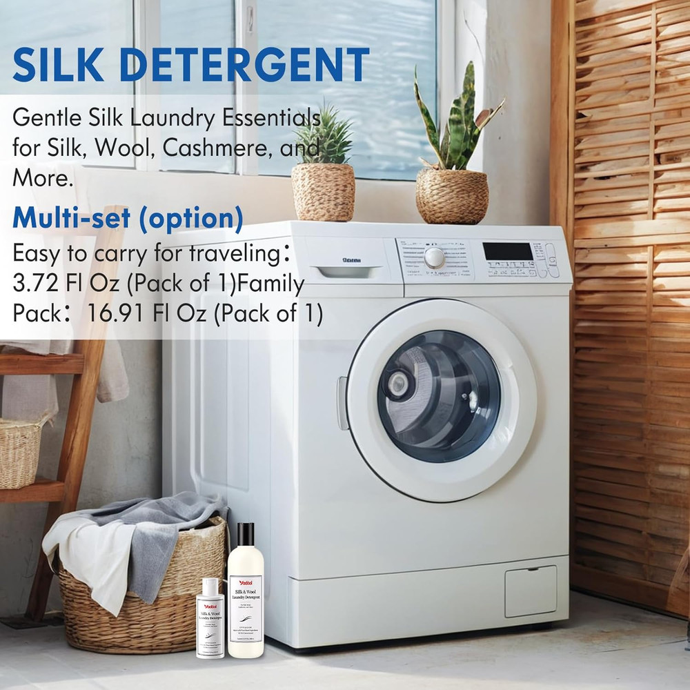 Silk & Wool Laundry Detergent, PH Neutral Cashmere Detergent, Double Concentrate