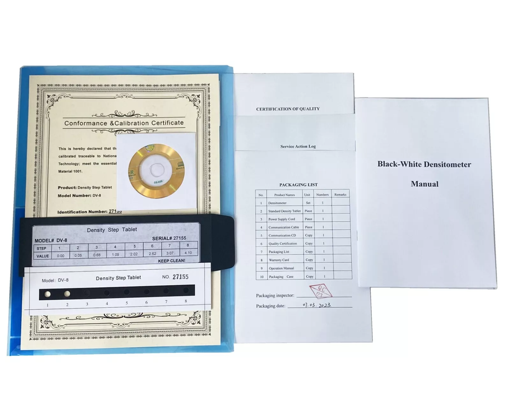 Black and White Density Meter Transmission Densitometer Density Range 0-4.5D