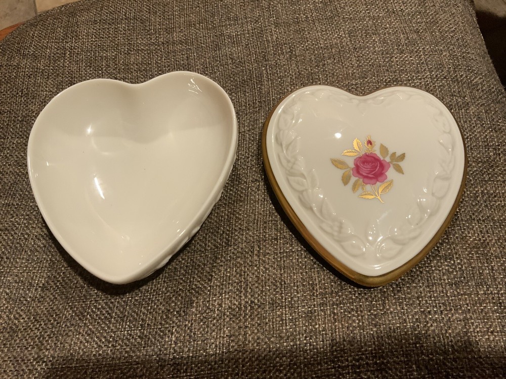 lenox heart trinket box