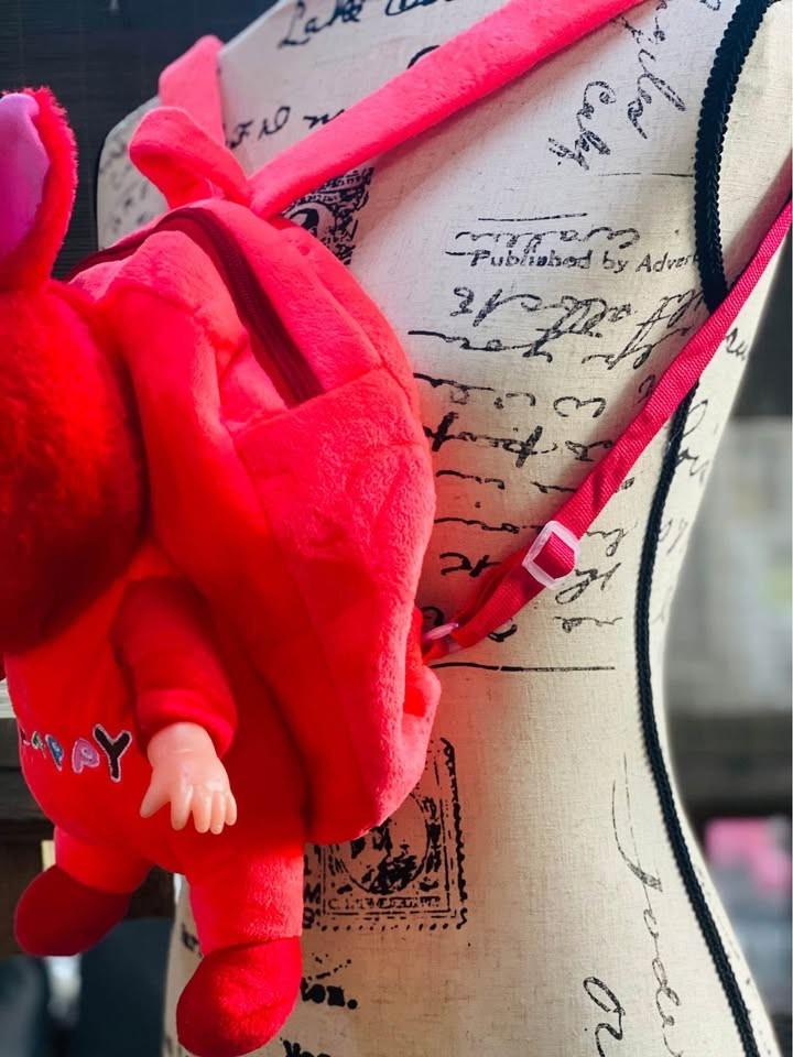 Girls backpack Doll