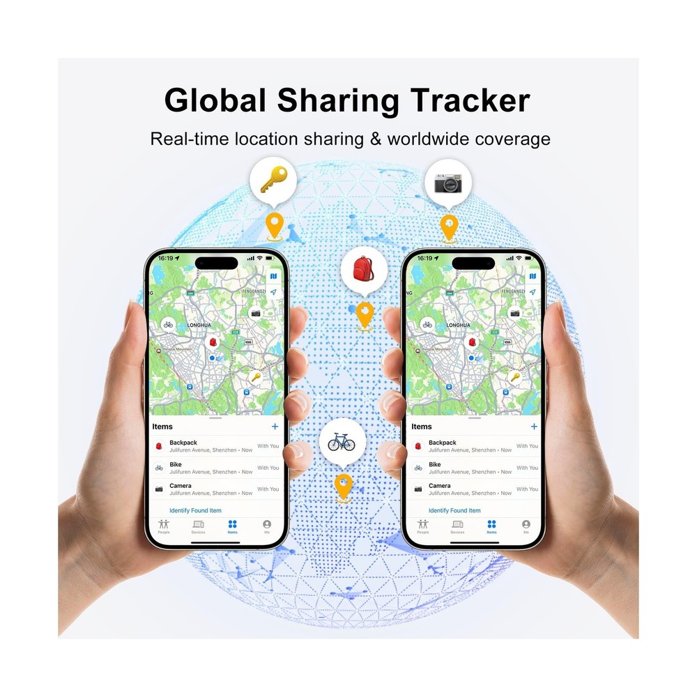 Air Tracker 4-Pack and 2pcs Extra Replaceable 2032 Batteries, Bluet... Fast Ship