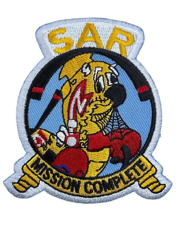 Canadian Forces RCAF SAR Mission Complete Squadron Patch Crest