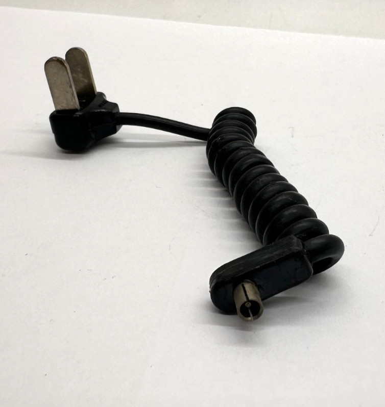 Vintage - Household to PC - Flash Sync Cord Coiled Cable Plug
