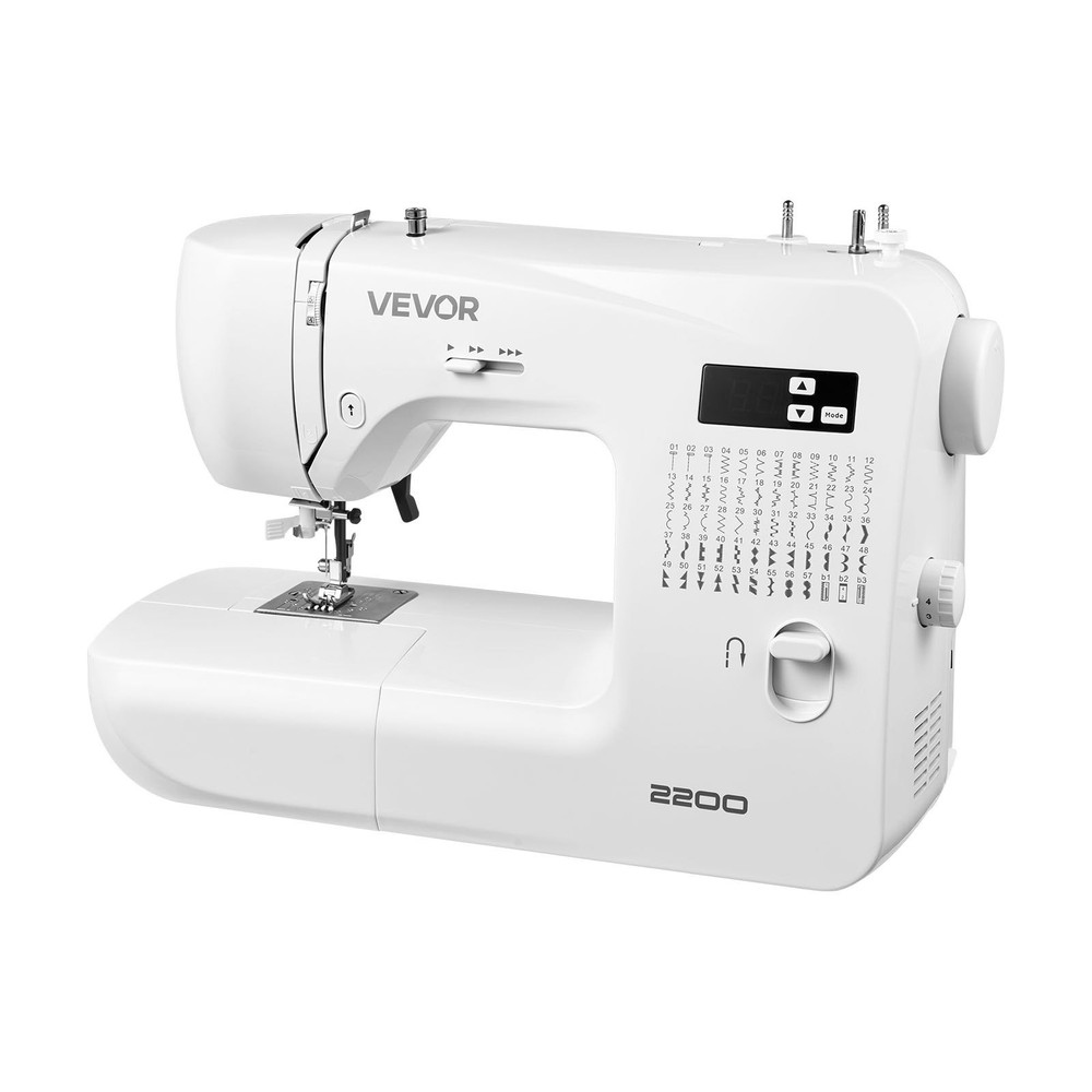 HOT/ Computerized Sewing Machine,60 Stitch Applications,with LED Screen,Foot Pe