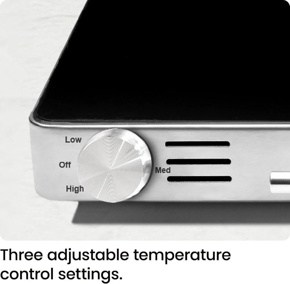 Electric Warming Tray with Adjustable Temperature Control, Perfect for Buffets,