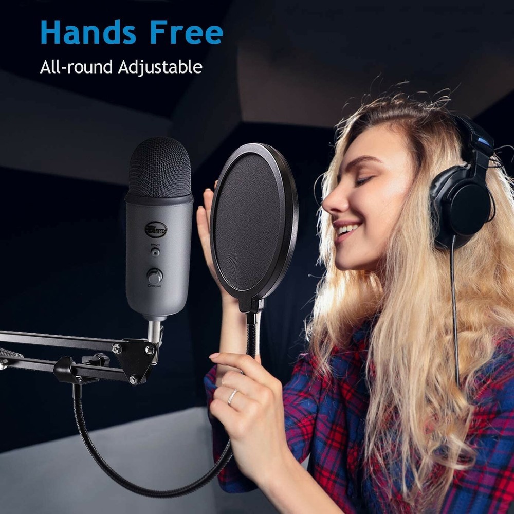 Neuma Recording Studio Accessory Set Professional Microphone Stand & Pop Filter