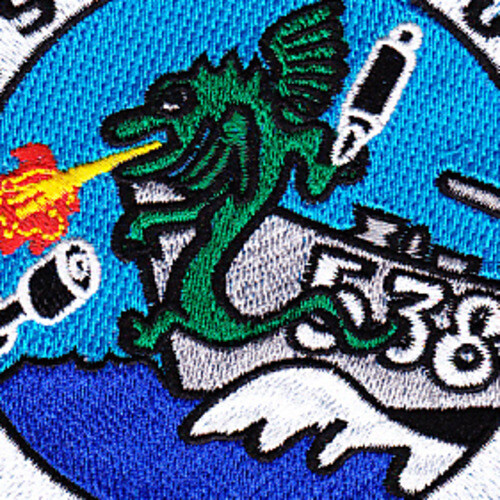 USS Stephen Potter DD-538 Destroyer Ship Patch