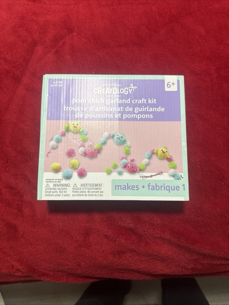 Creatology Easter Pom Chick Garland Craft Kit