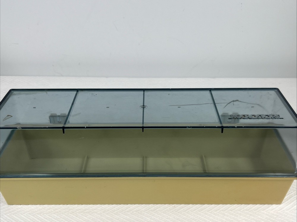 Vintage Microstore 3.5" Floppy Disk Storage