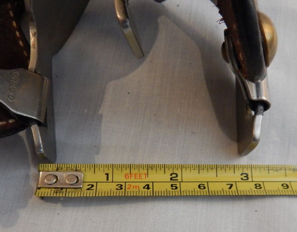 Colorado Saddlery Stainless Steel Western Cowboy Jingle Spurs - 8