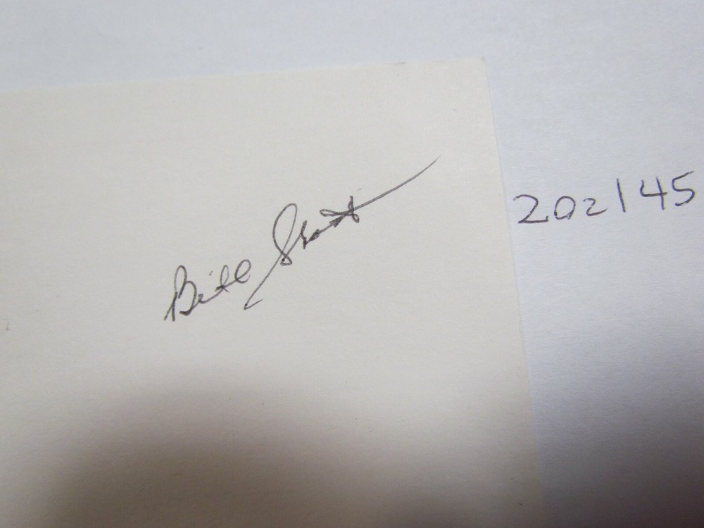 Bill Short JSA AUCTION CERTIFIED