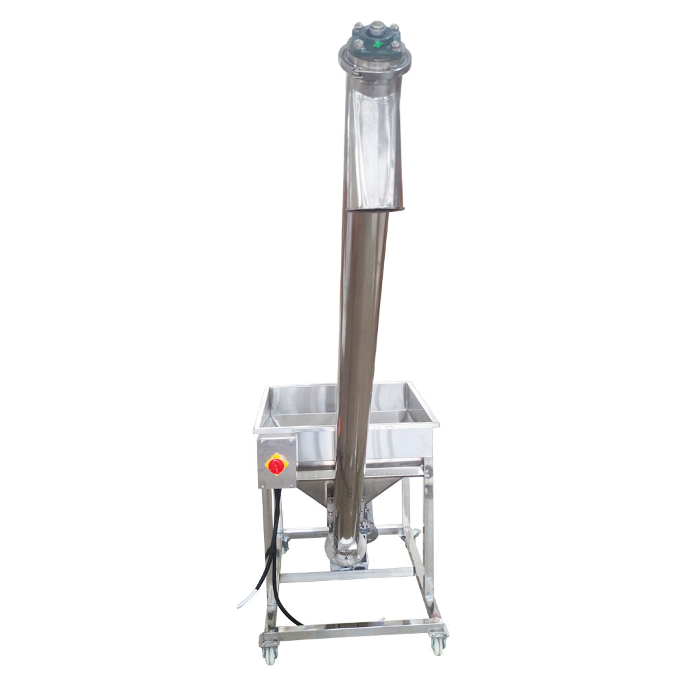 Automatic Screw Elevator Particle Spiral Feeding Machine Stainless Steel