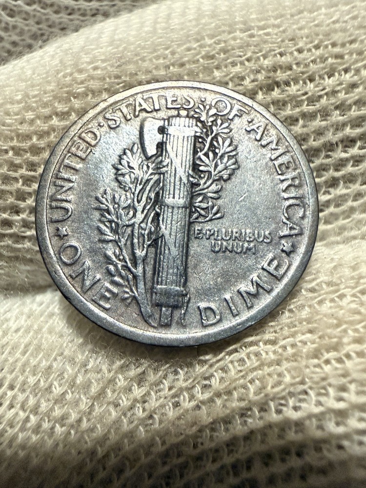 1921 Mercury Silver Dime High Grade AU+ Original