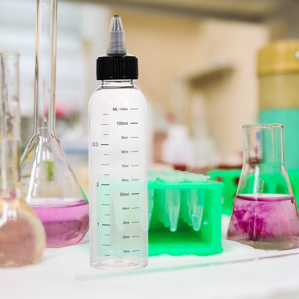 12 Pcs Plastic Squeeze Bottles Liquid Containers for Chemical Formula Use