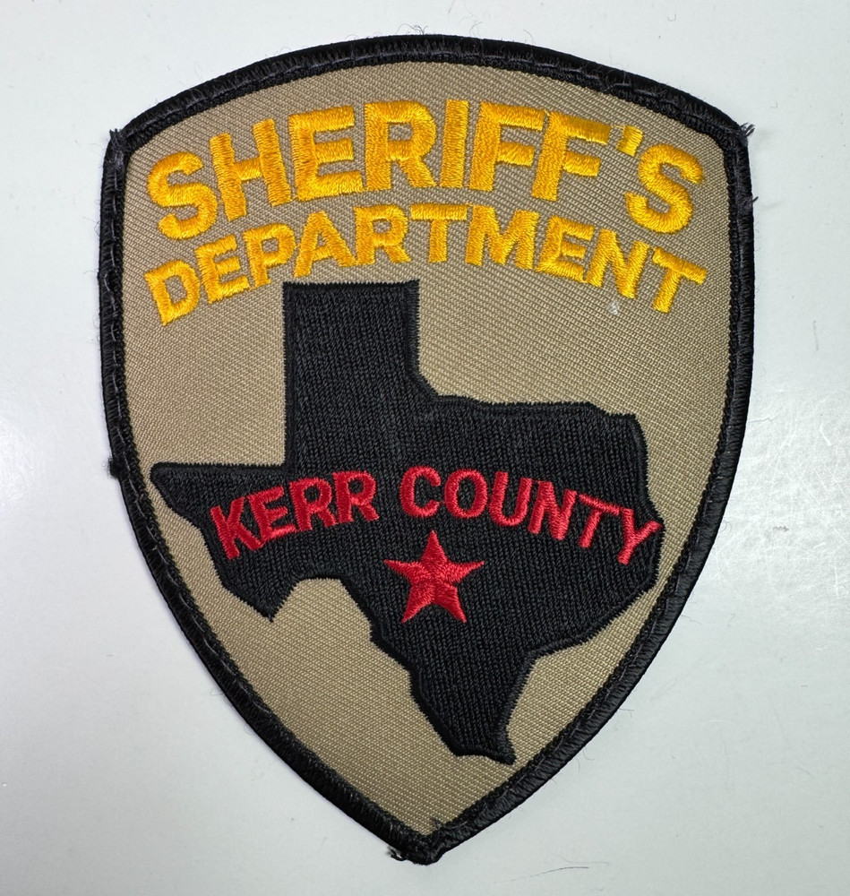 Kerr County Sheriff Texas TX Patch D4