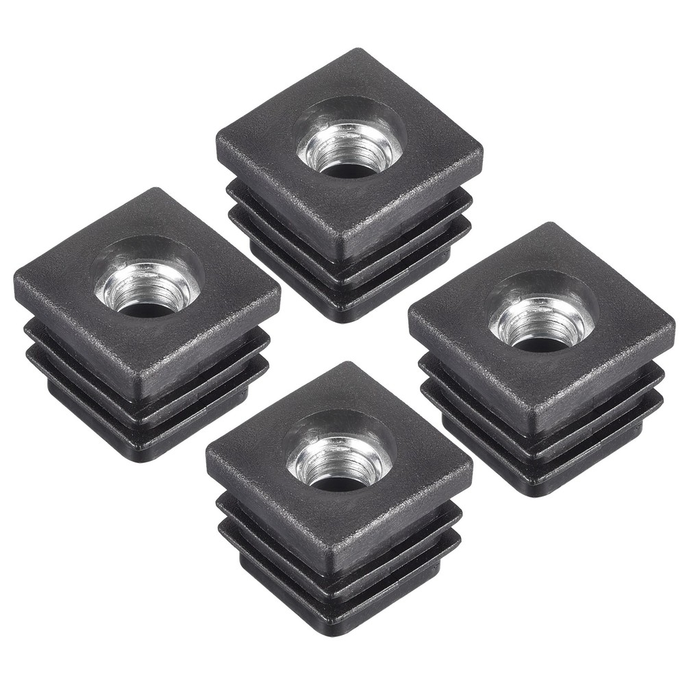 4Pcs 0.98"x0.98" Caster Insert with Thread M8 Thread