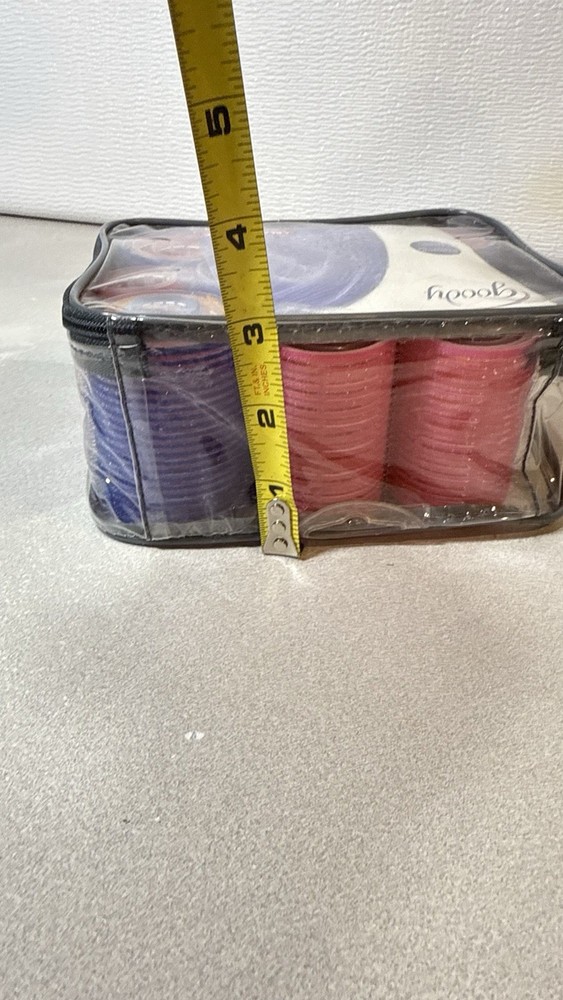 Goody Self Holding Rollers 31 Rollers Multi Size Clear Zipper Case Create Volume