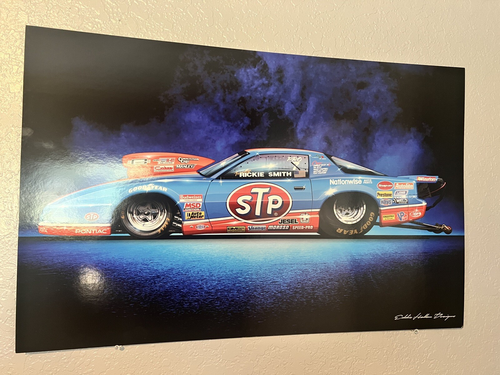 Snake & Mongoose I & II Funny Car & Hauler 28X18" Poster 026