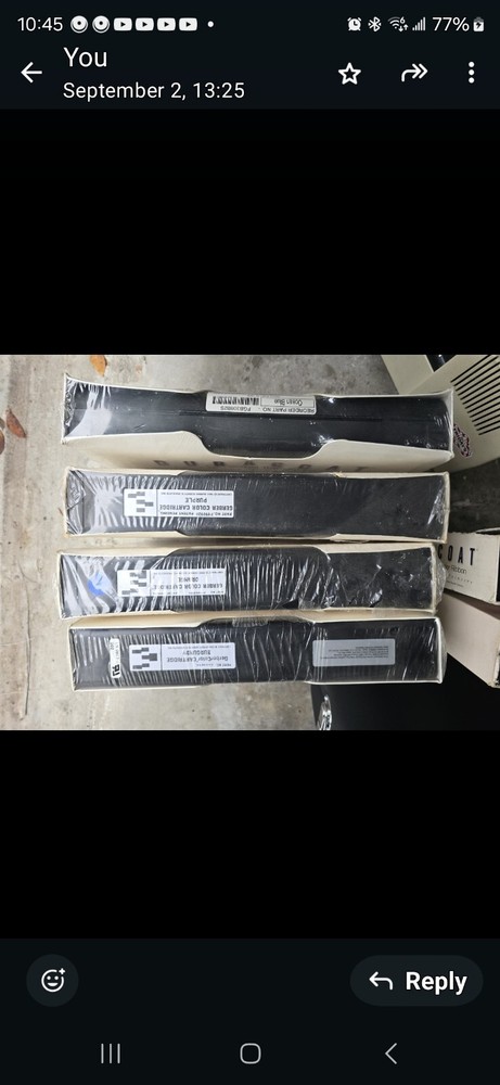 Gerber edge foil printer AS IS